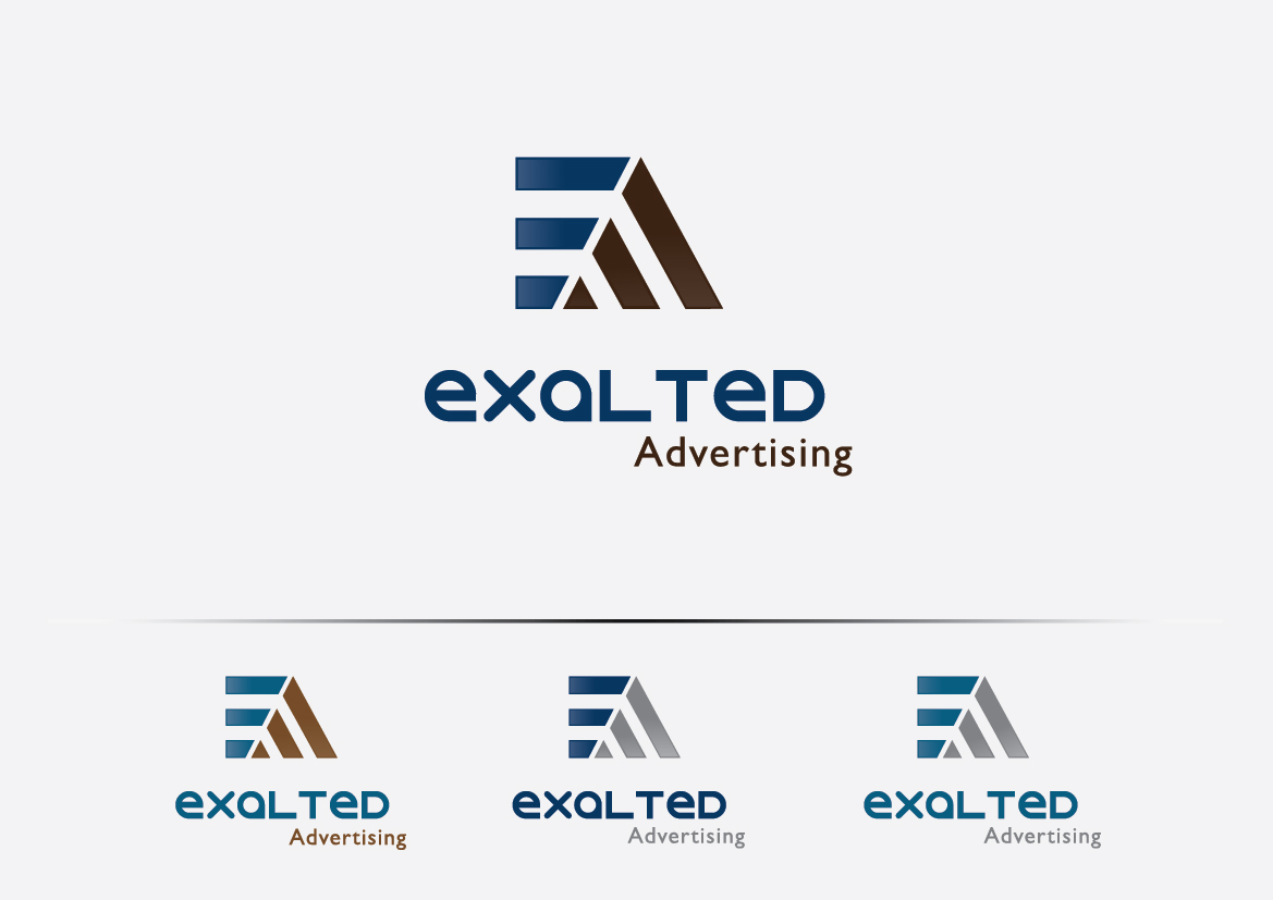 Logo Design by art by SUGU for Exalted Advertising Inc.  | Design #2243919