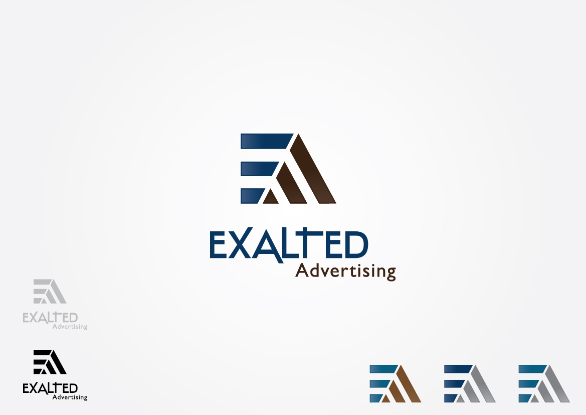 Logo Design by art by SUGU for Exalted Advertising Inc.  | Design #2243922