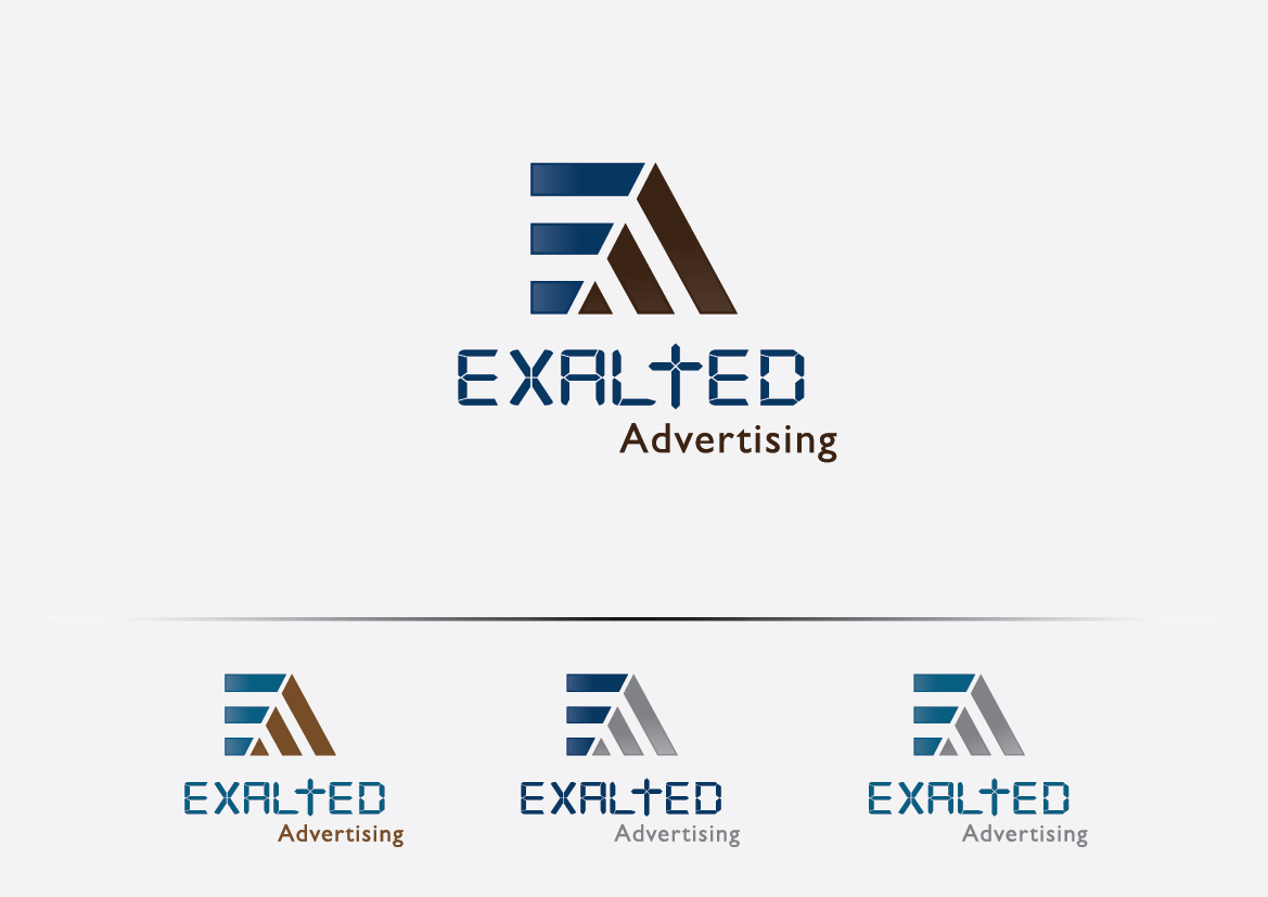 Logo Design by art by SUGU for Exalted Advertising Inc.  | Design #2303710