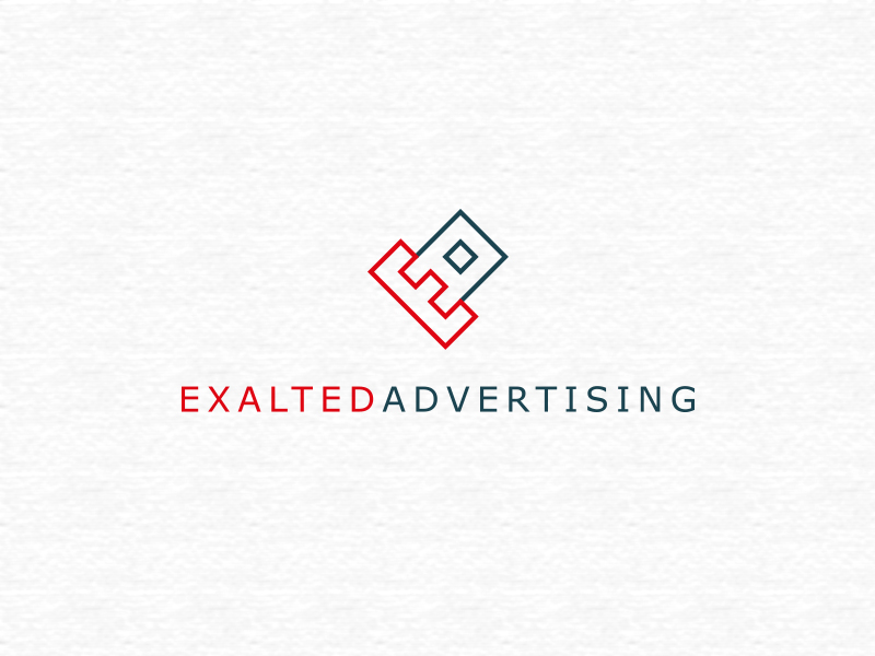 Logo Design by Enzzok for Exalted Advertising Inc.  | Design #2274223