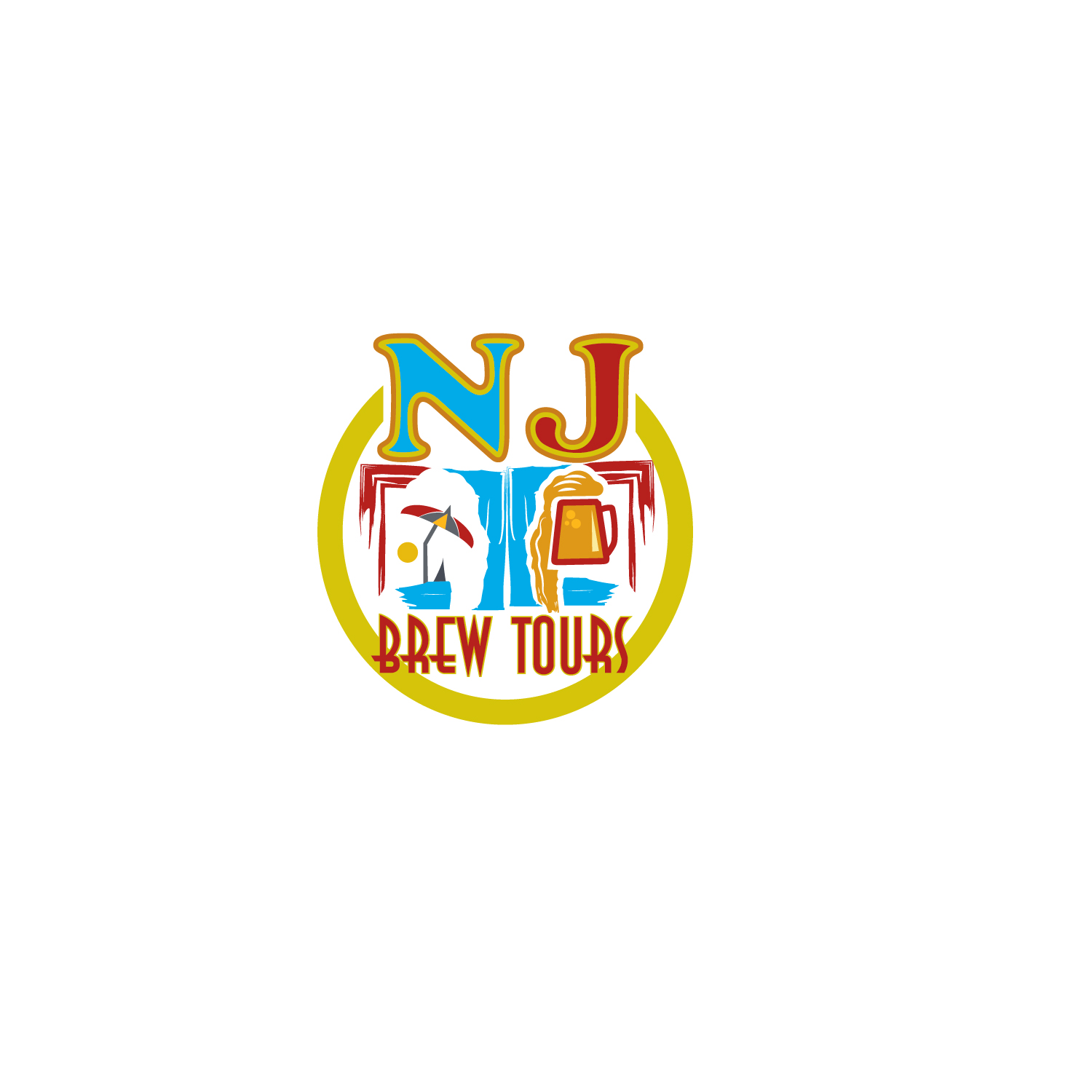 Logo Design by emptyboxgraphics for NJ Brew Tours | Design #10898142