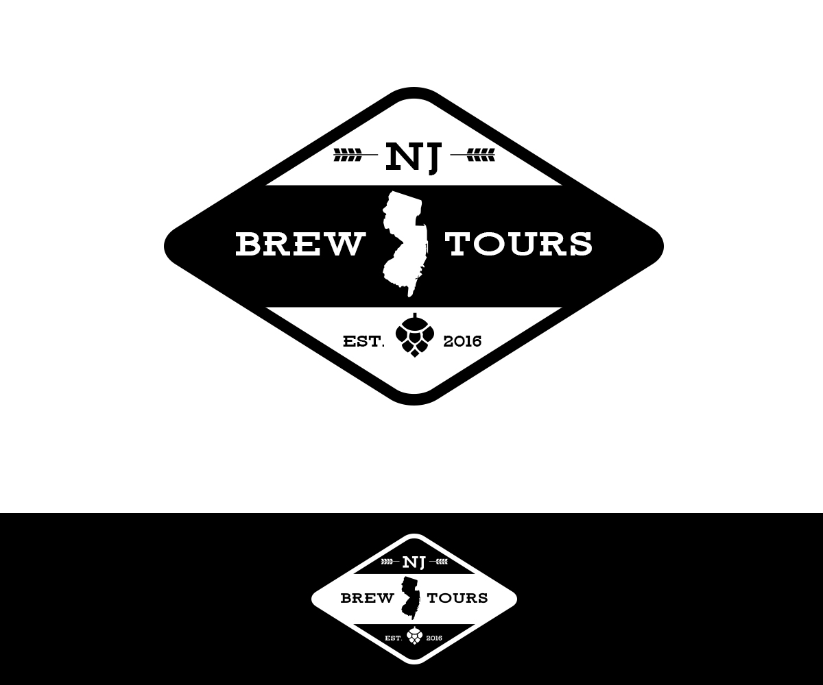 Logo Design by Euphoric Monday for NJ Brew Tours | Design #10897727