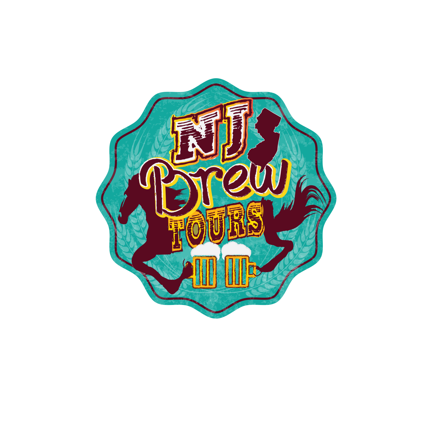 Logo Design by Soula Vetter for NJ Brew Tours | Design #10781759