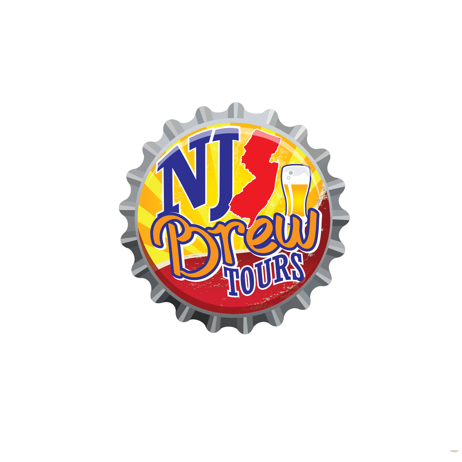 Logo Design by Soula Vetter for NJ Brew Tours | Design #10791871