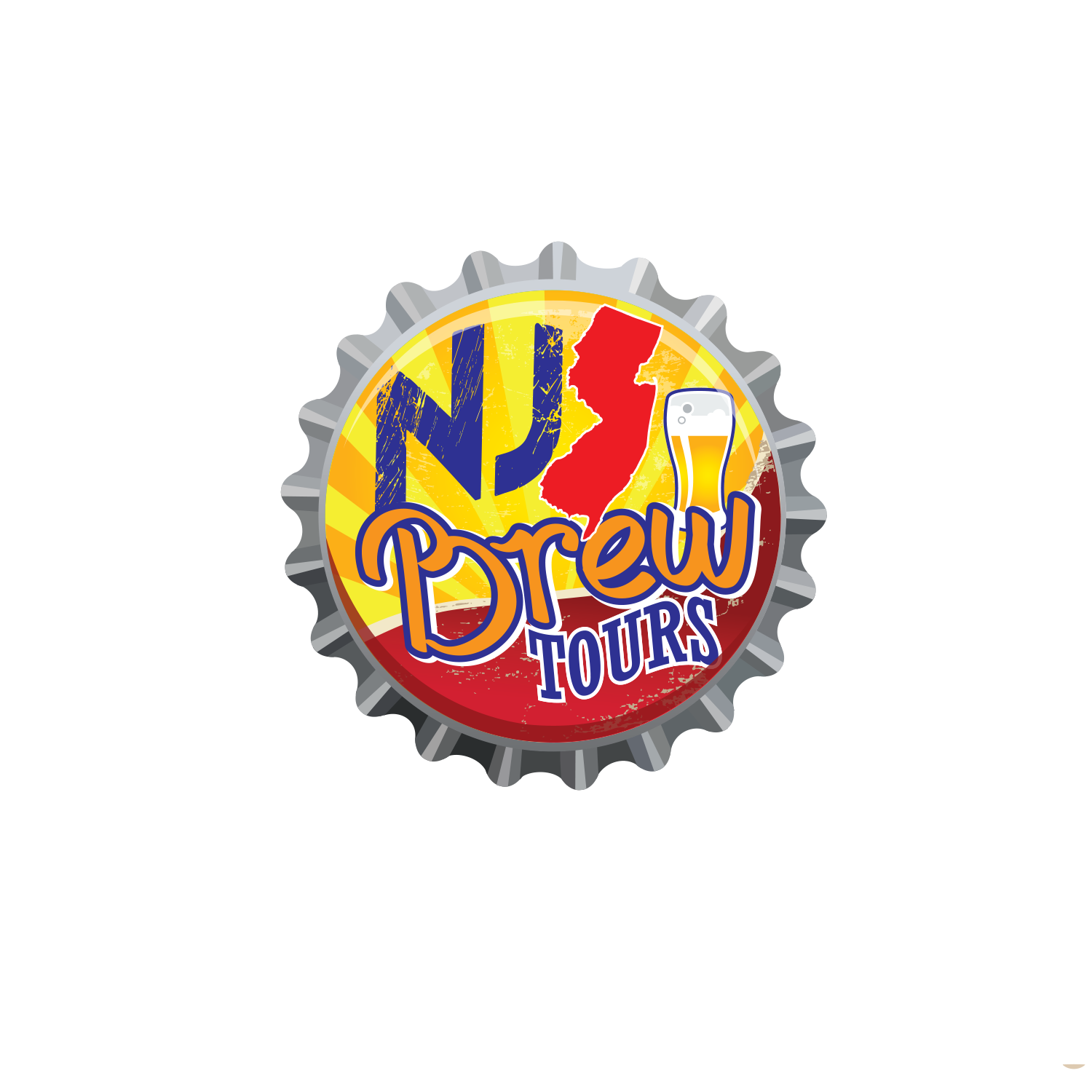 Logo Design by Soula Vetter for NJ Brew Tours | Design #10793219