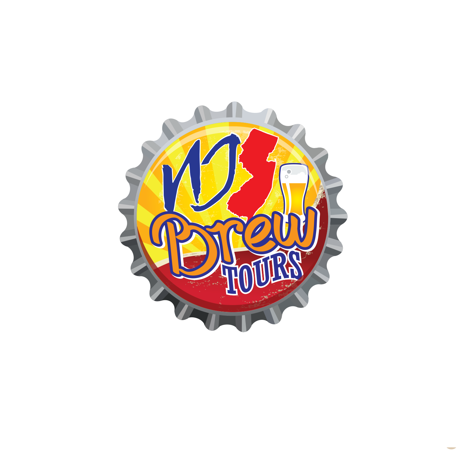 Logo Design by Soula Vetter for NJ Brew Tours | Design #10793221