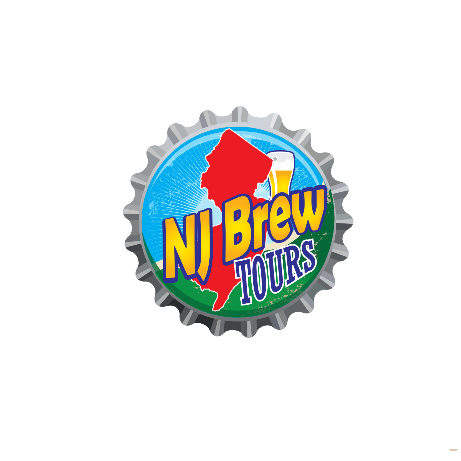 Logo Design by Soula Vetter for NJ Brew Tours | Design #10825430