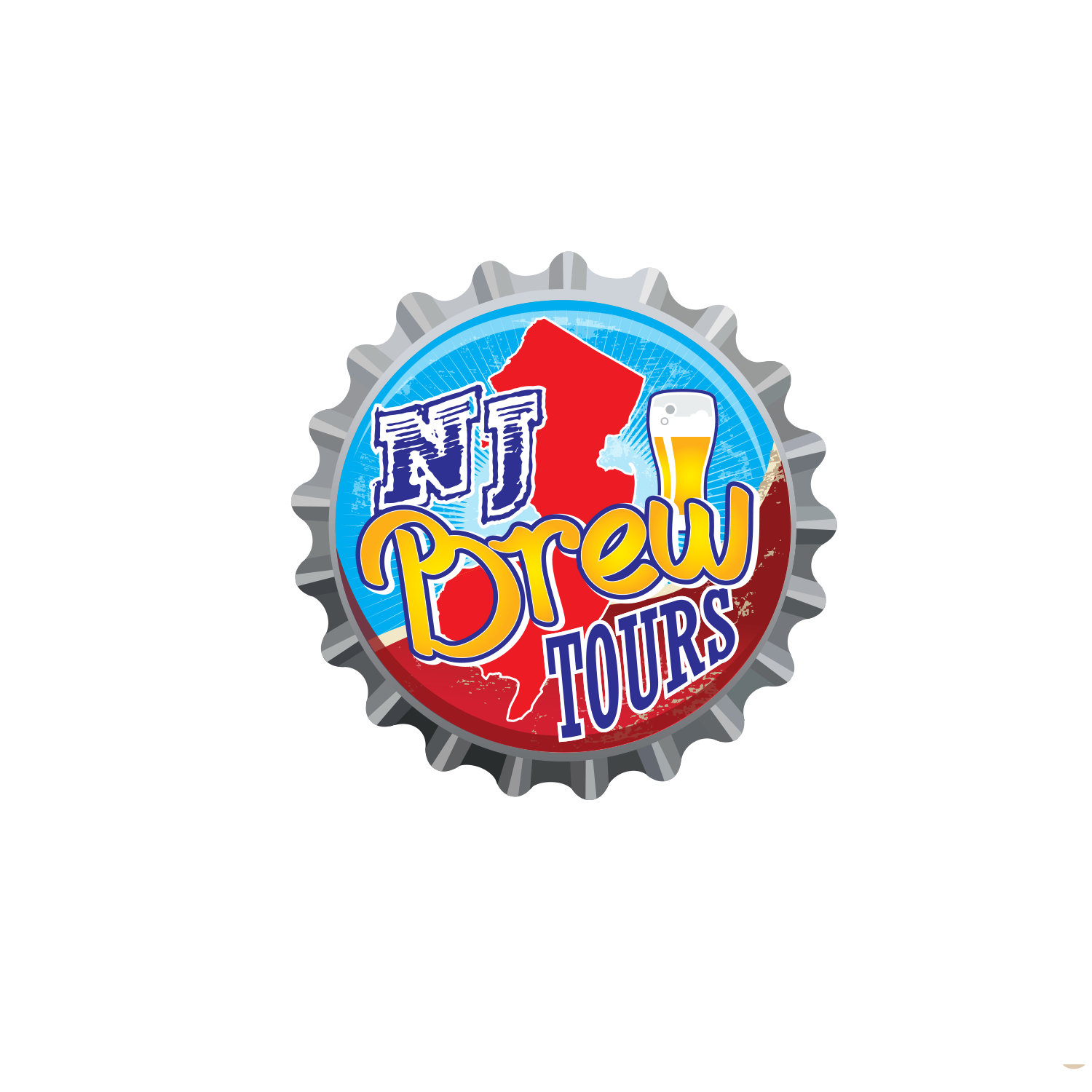 Logo Design by Soula Vetter for NJ Brew Tours | Design #10825436