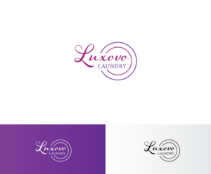 Luxovo laundry | Logo Design by Knockout