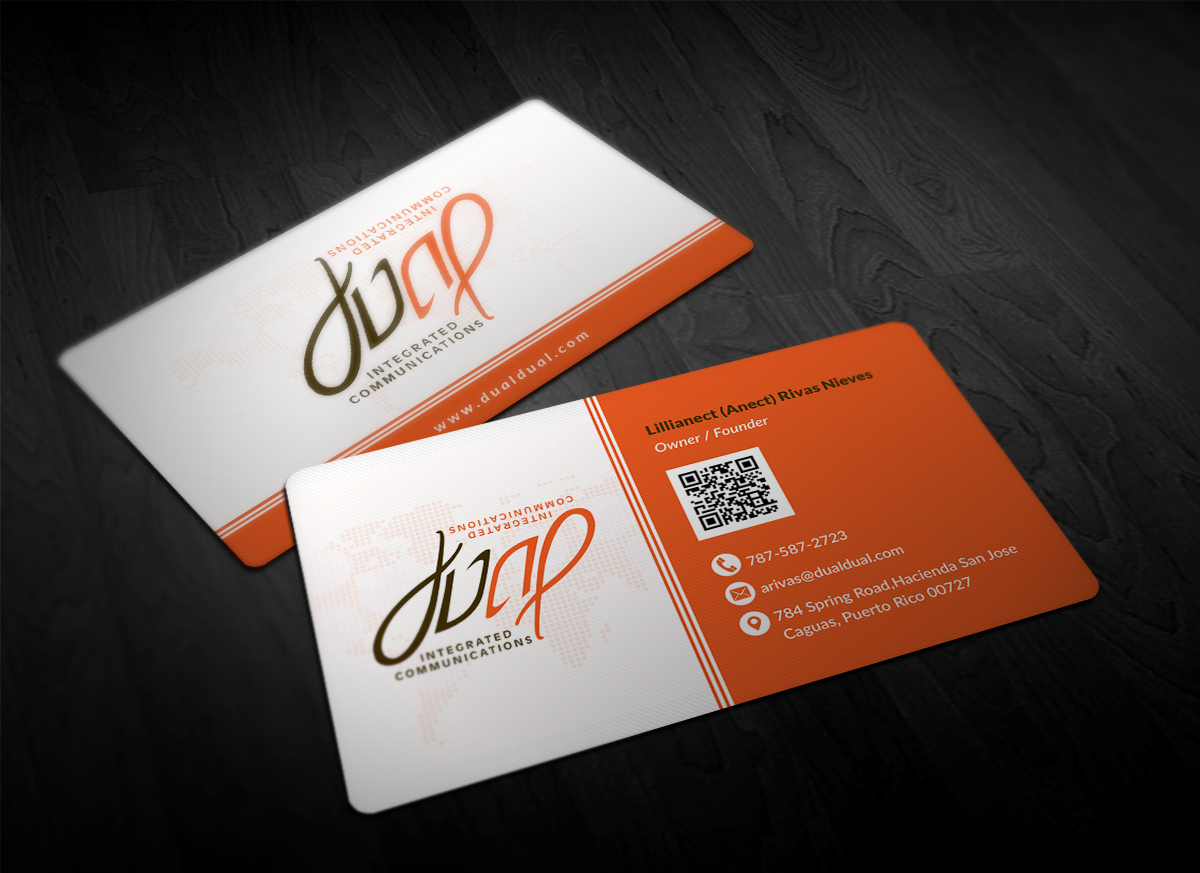 Visitenkarten-Design von Pointless Pixels India für Dual Integrated Communications | Design #10658803