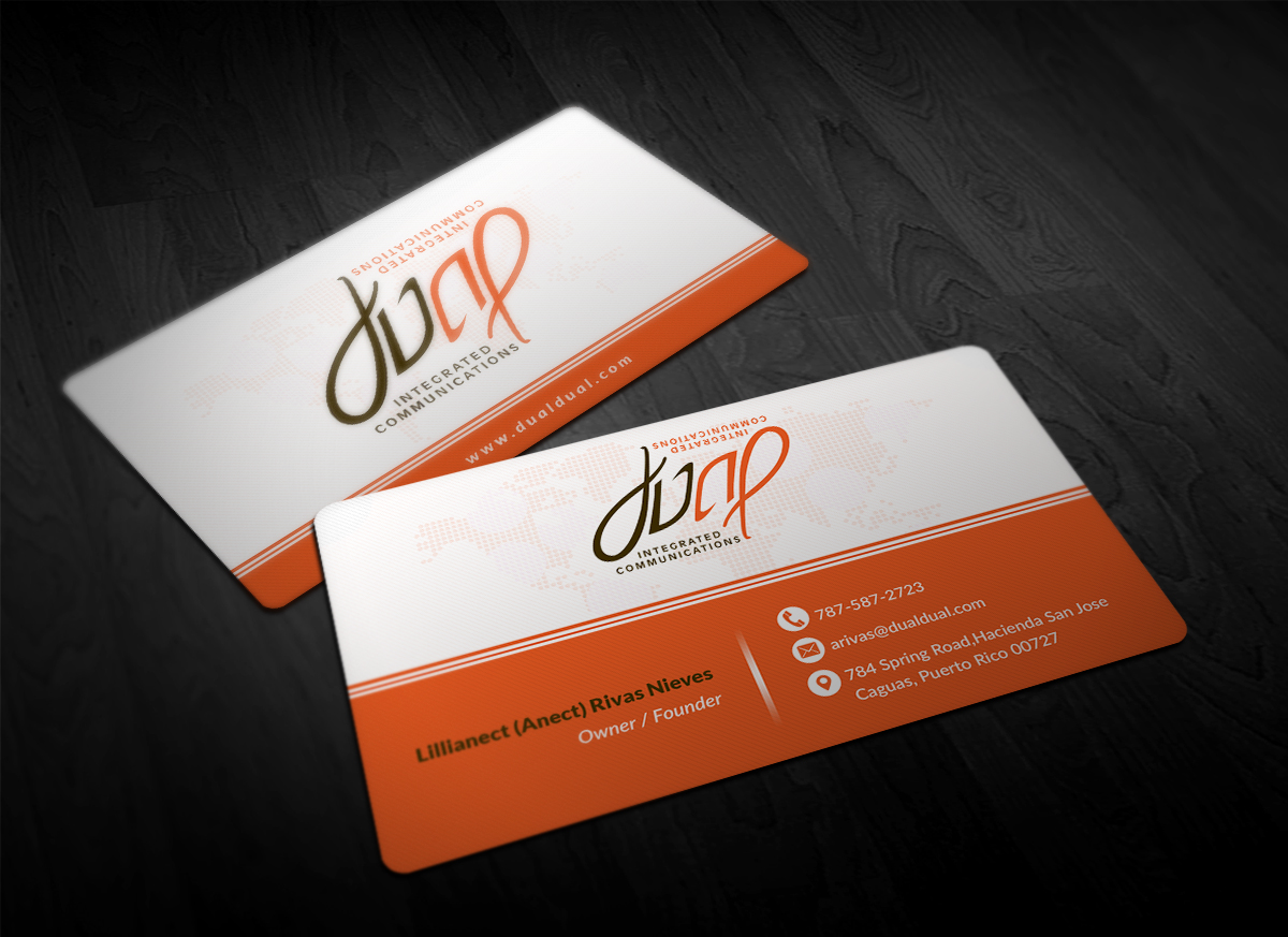 Diseño de Tarjeta de Presentación por Pointless Pixels India para Dual Integrated Communications | Diseño #10658916