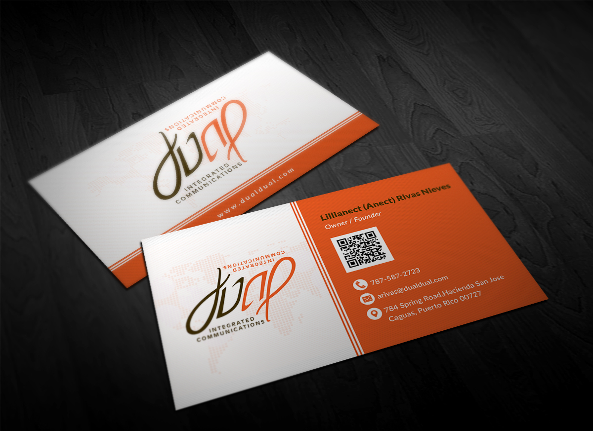 Diseño de Tarjeta de Presentación por Pointless Pixels India para Dual Integrated Communications | Diseño #10664265