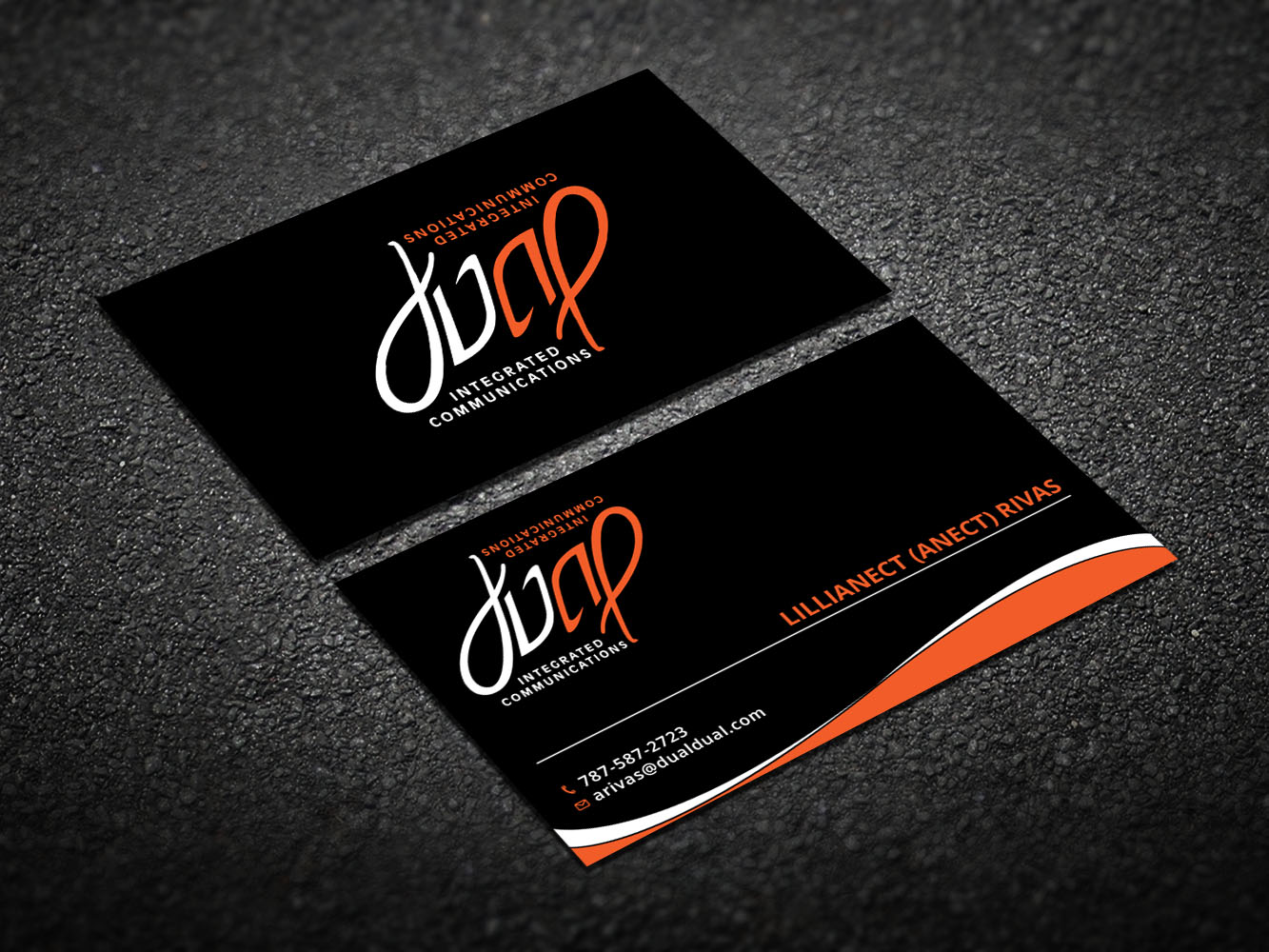 Visitenkarten-Design von Verified artistry für Dual Integrated Communications | Design #10666853