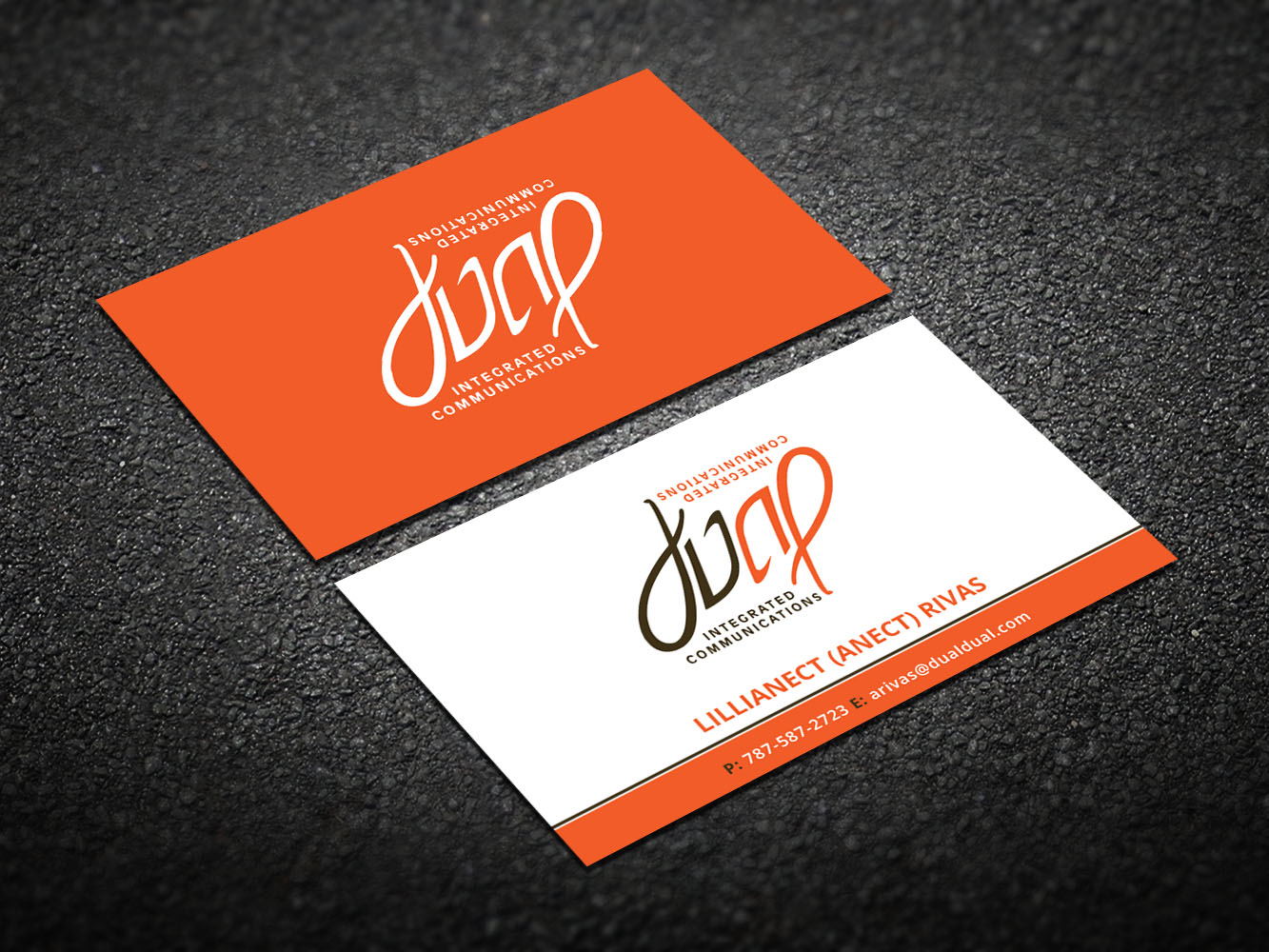 Visitenkarten-Design von Verified artistry für Dual Integrated Communications | Design #10666862