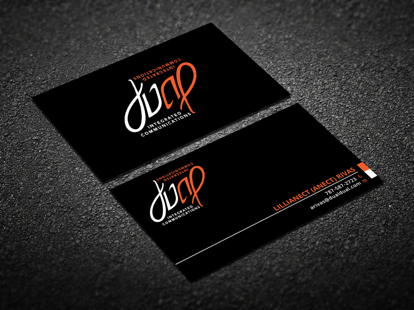 Visitenkarten-Design von Verified artistry für Dual Integrated Communications | Design #10666869