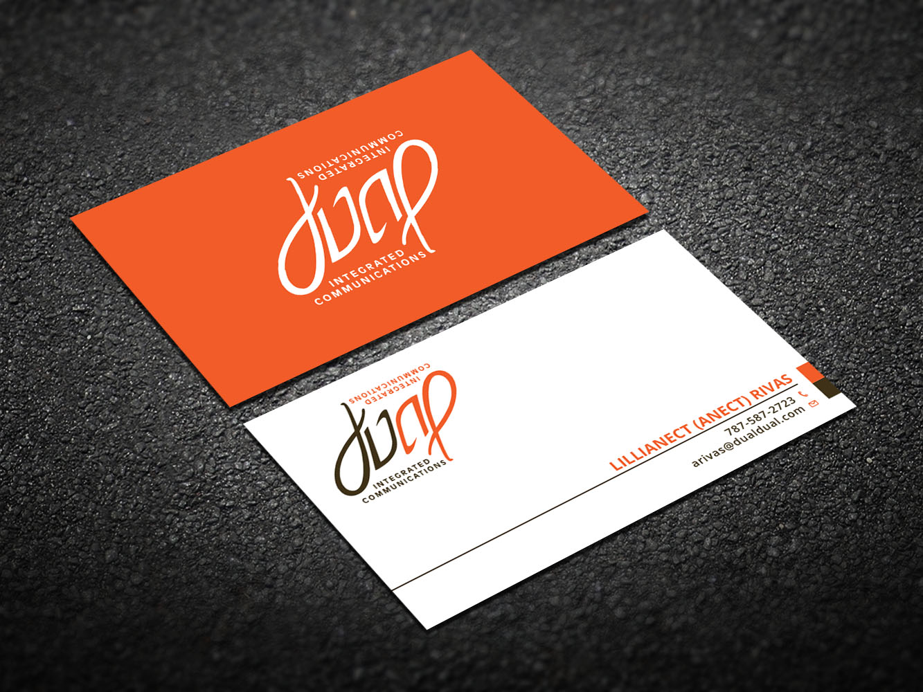 Business Card Design by Verified artistry for Dual Integrated Communications | Design #10666870