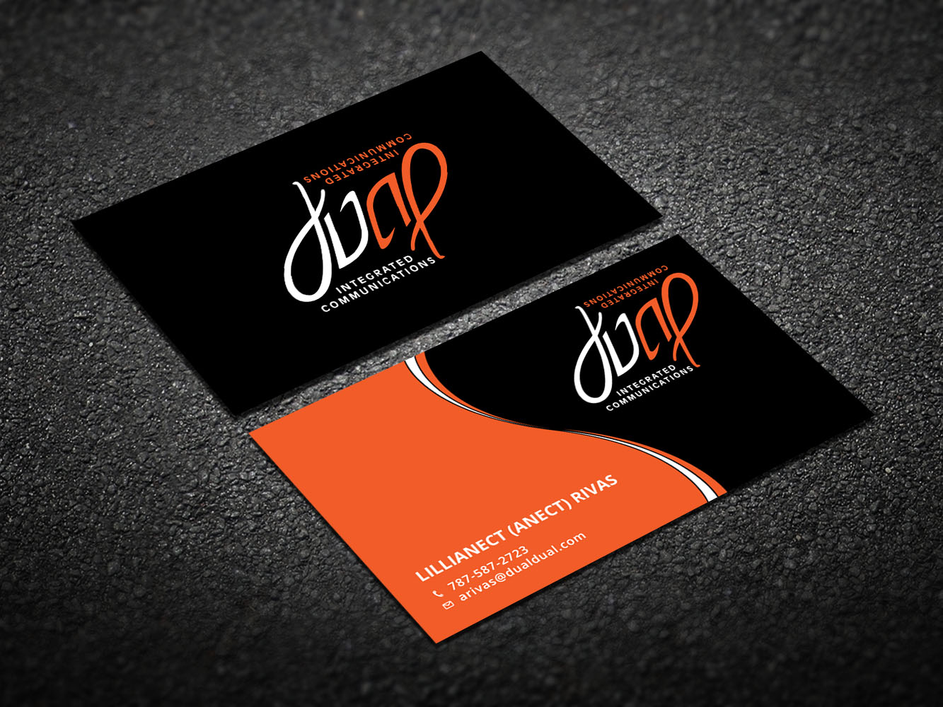 Business Card Design by Verified artistry for Dual Integrated Communications | Design #10666874