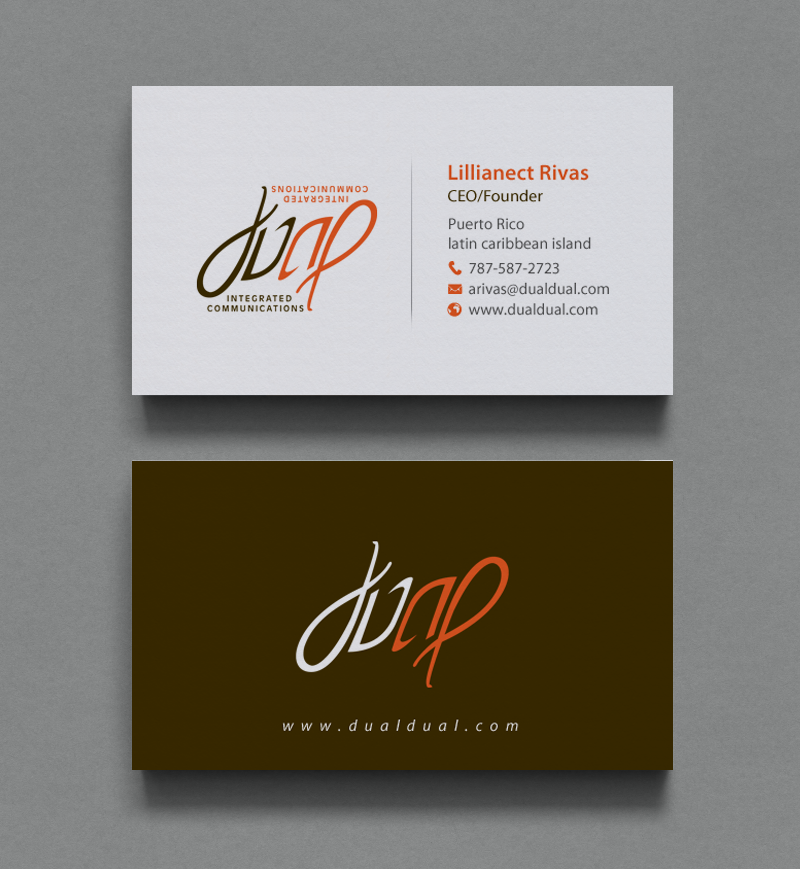 Business Card Design by chandrayaan.creative for Dual Integrated Communications | Design #10662401