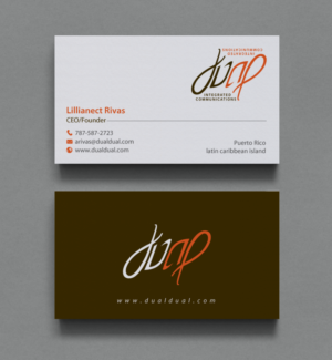 Business Card Design by chandrayaan.creative for Dual Integrated Communications | Design: #10662402