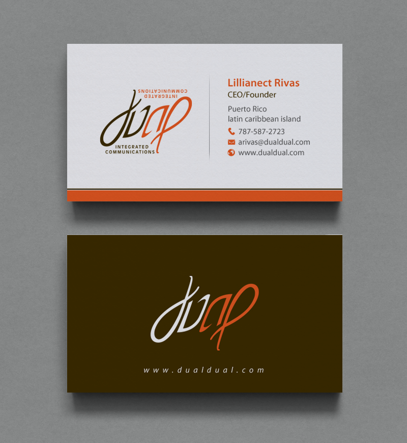 Business Card Design by chandrayaan.creative for Dual Integrated Communications | Design #10662404