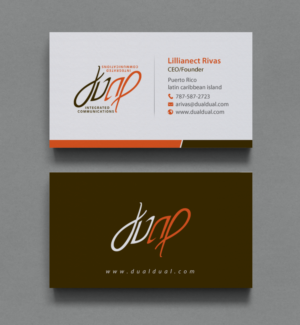 Business Card Design by chandrayaan.creative for Dual Integrated Communications | Design: #10662405