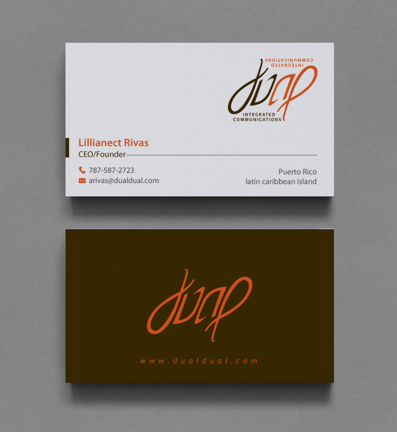 Business Card Design by chandrayaan.creative for Dual Integrated Communications | Design #10662485