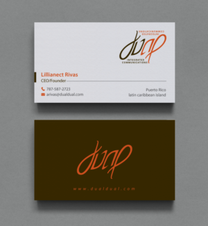 Business Card Design by chandrayaan.creative for Dual Integrated Communications | Design: #10662485