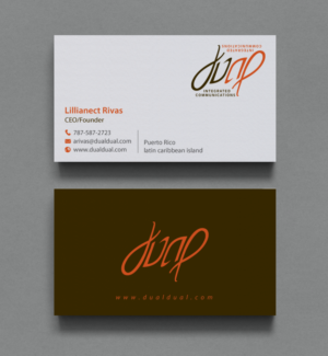 Business Card Design by chandrayaan.creative for Dual Integrated Communications | Design: #10662486