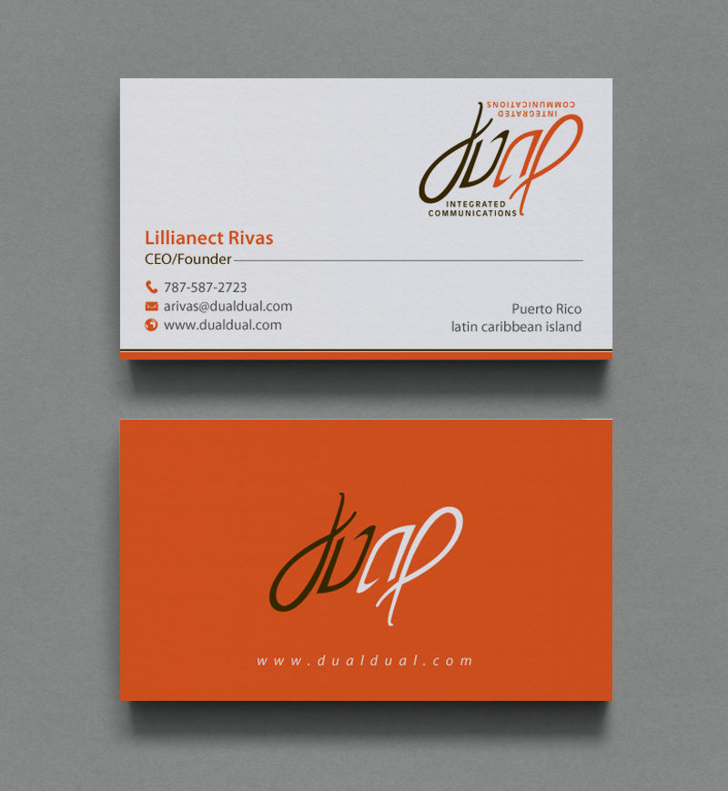 Business Card Design by chandrayaan.creative for Dual Integrated Communications | Design #10662489