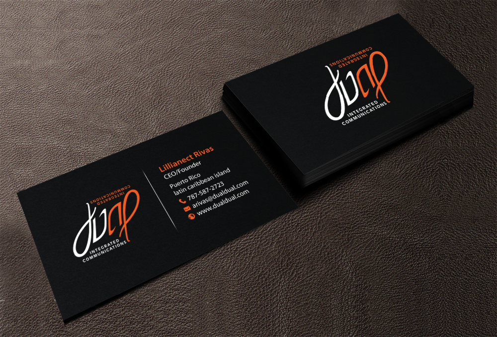 Business Card Design by chandrayaan.creative for Dual Integrated Communications | Design #10662504