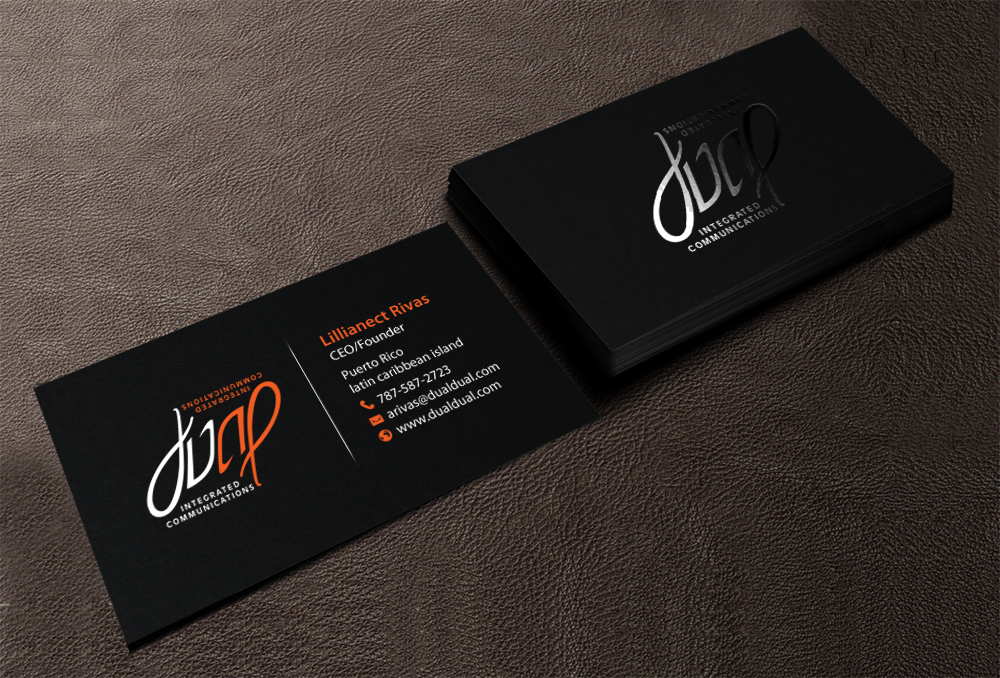 Business Card Design by chandrayaan.creative for Dual Integrated Communications | Design #10662508