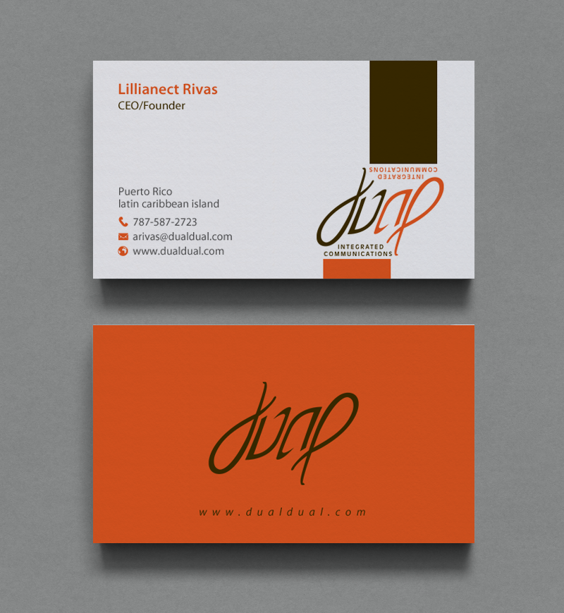 Business Card Design by chandrayaan.creative for Dual Integrated Communications | Design #10662967