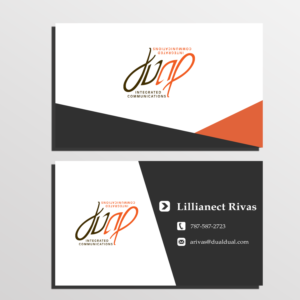 Visitenkarten-Design von John Rosel für Dual Integrated Communications | Design: #10662615