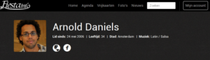 New profile page for existing party website | Web Design by -Marc-