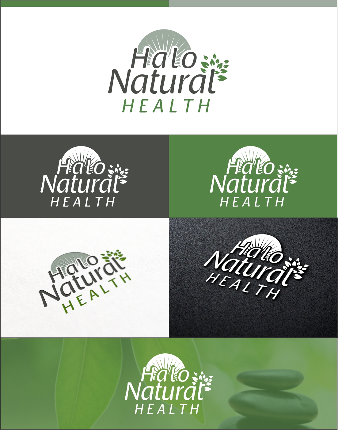 Diseño de Logo por DG para Halo Natural Health | Diseño #10667234