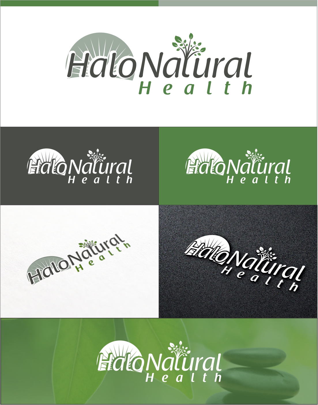 Diseño de Logo por DG para Halo Natural Health | Diseño #10667235