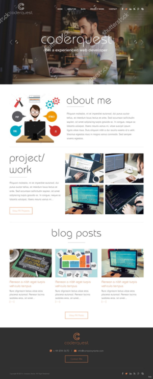 Web Design by pb for this project | Design: #10665514