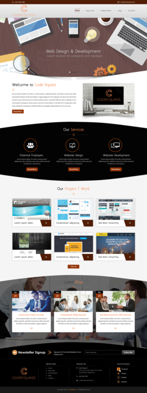 Web Design by Sbss for this project | Design: #10665933
