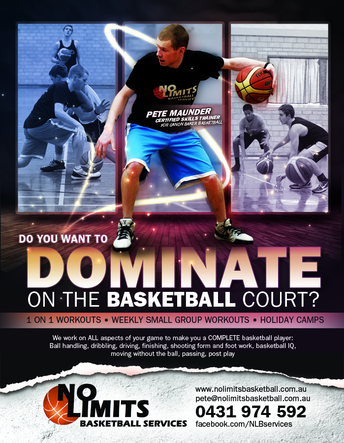 Flyer Design by earldesigns for No Limits Basketball Services | Design #2251382