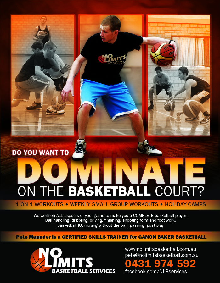Flyer Design by earldesigns for No Limits Basketball Services | Design #2251870