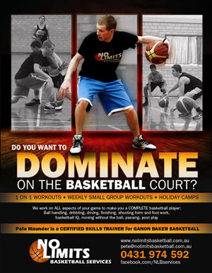 Flyer Design by earldesigns for No Limits Basketball Services | Design #2251872