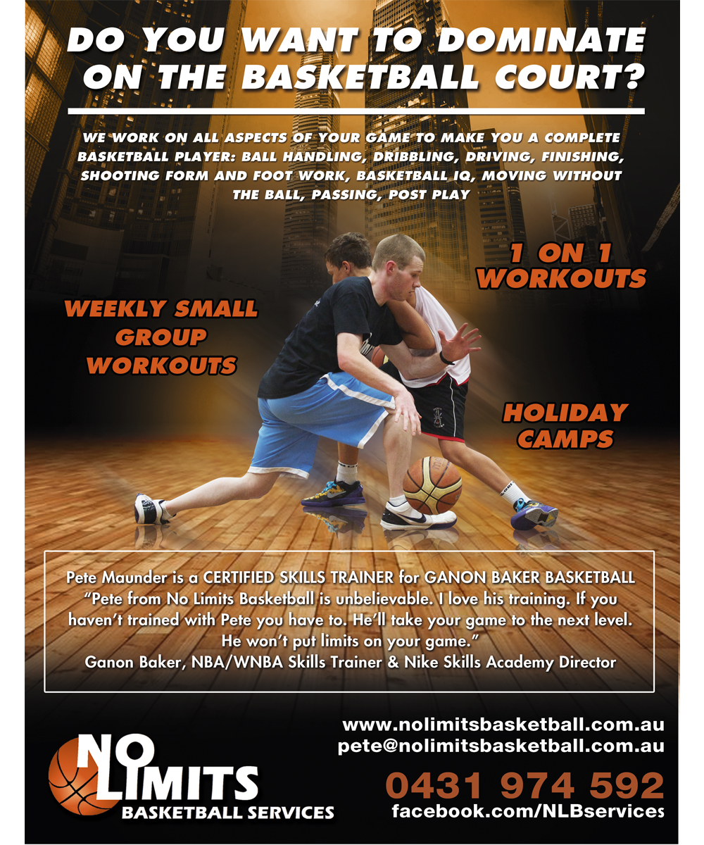 Flyer Design by jeffdefy for No Limits Basketball Services | Design #2249782
