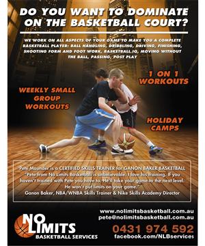 Flyer Design by jeffdefy for No Limits Basketball Services | Design #2249782