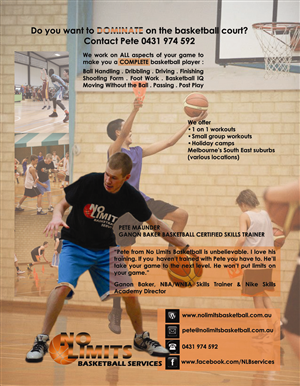Flyer Design by JOICEDESIGN for No Limits Basketball Services | Design: #2240301