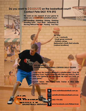 Flyer Design by JOICEDESIGN for No Limits Basketball Services | Design: #2240308