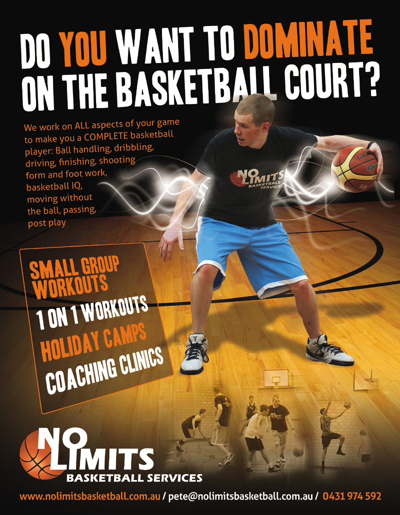 Flyer Design by Andreev for No Limits Basketball Services | Design #2249481