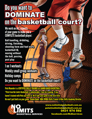 No Limits Basketball Services | Diseño de Flyer por Soula Vetter