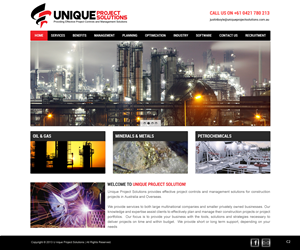 Web-Design von pb für Unique Project Solutions | Design: #2248481