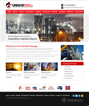 Web-Design von pb für Unique Project Solutions | Design: #2248484
