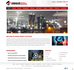 Web-Design von pb für Unique Project Solutions | Design: #2248486
